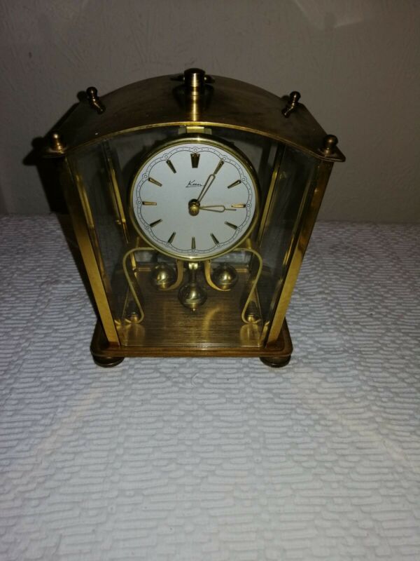Vintage, Kern Lantern Type Anniversary Clock, Midget Movement, Working