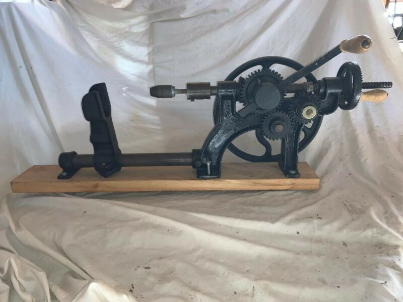 Antique hand crank drill press Antique Price Guide Details Page