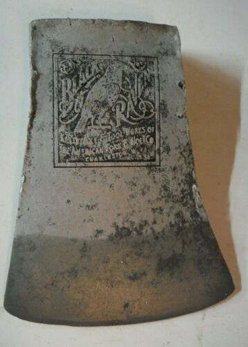 Vintage Black Raven Embossed Ax Head Kelly True Temper Axe -- Antique ...