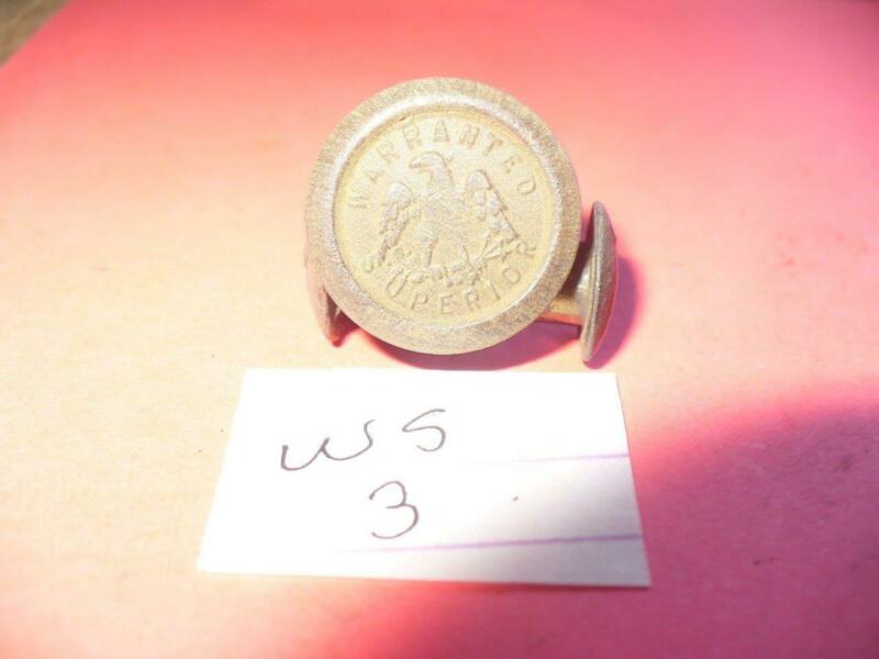 Vintage Set of Warranted Superior Hand Saw Medallion Bolts & Nuts