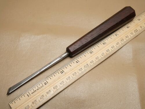 Old wood carving tools Vintage S.J. Addis 1/4" No. 2 Skew wood carving ...
