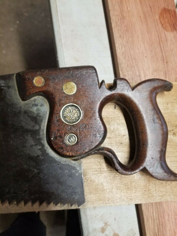 Vintage Early Spear & Jackson, Split Nut Hand Saw Sheffield, 27 inch