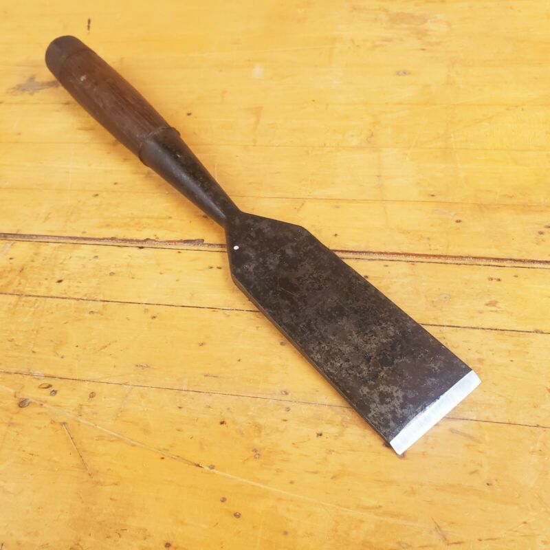 Vintage Large Heavy Duty 2 Inch Timber Framing Socket Chisel 14.5