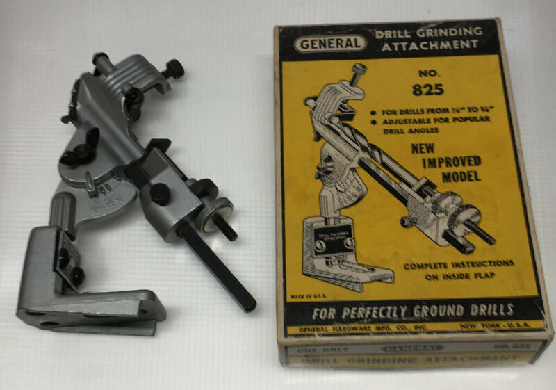 NEW Vintage General Drill Grinding Attachment No. 825 Made in USA