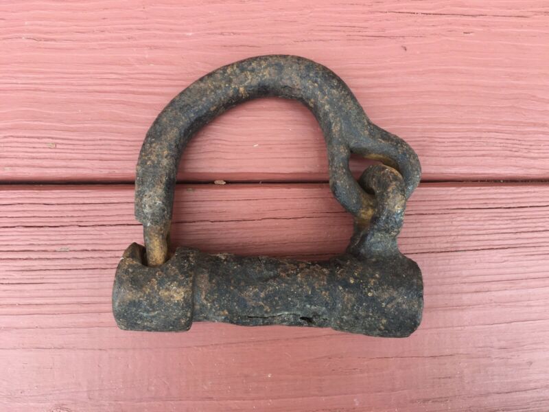 Antique Blacksmith Made Civil War Era Slave Shackle Handcuff -- Antique ...