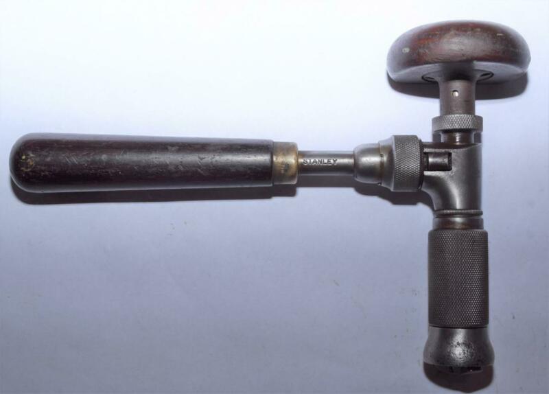 Vintage Stanley no. 982 Corner Joist Brace Drill Ratcheting