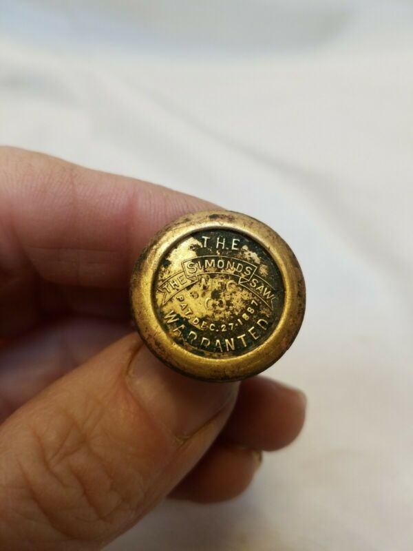 ANTIQUE SAW MEDALLION *The Simonds Saw Company* Antique Price Guide