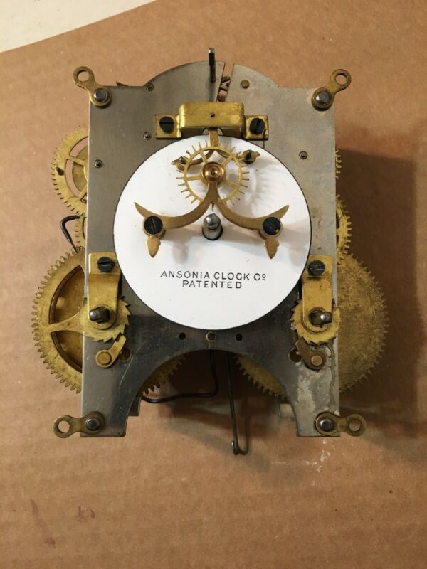 Antique Ansonia Open Escapement Mantle Clock Movement Antique Price
