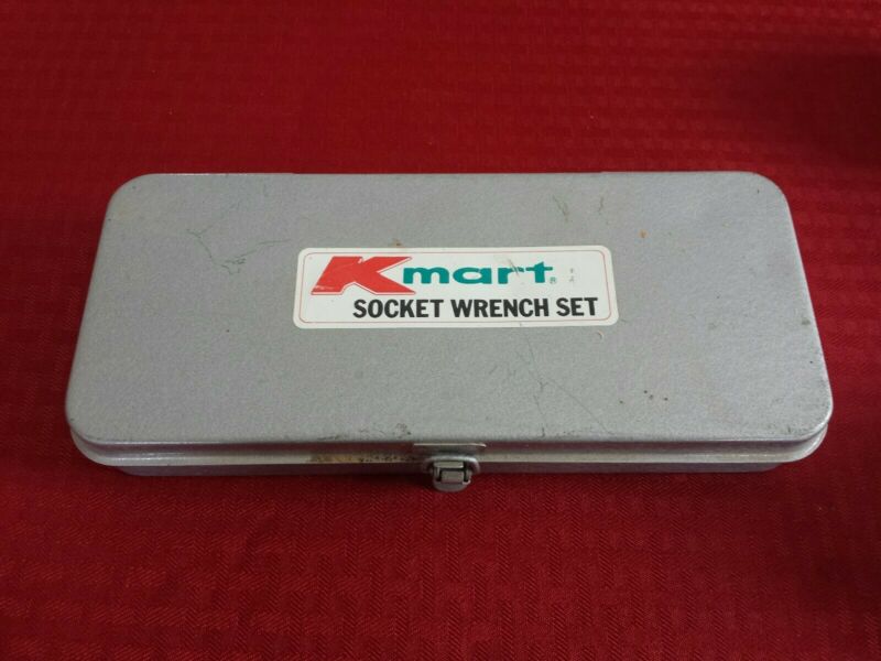 Vintage 13 Piece Kmart Socket Wrench Set Antique Price Guide Details