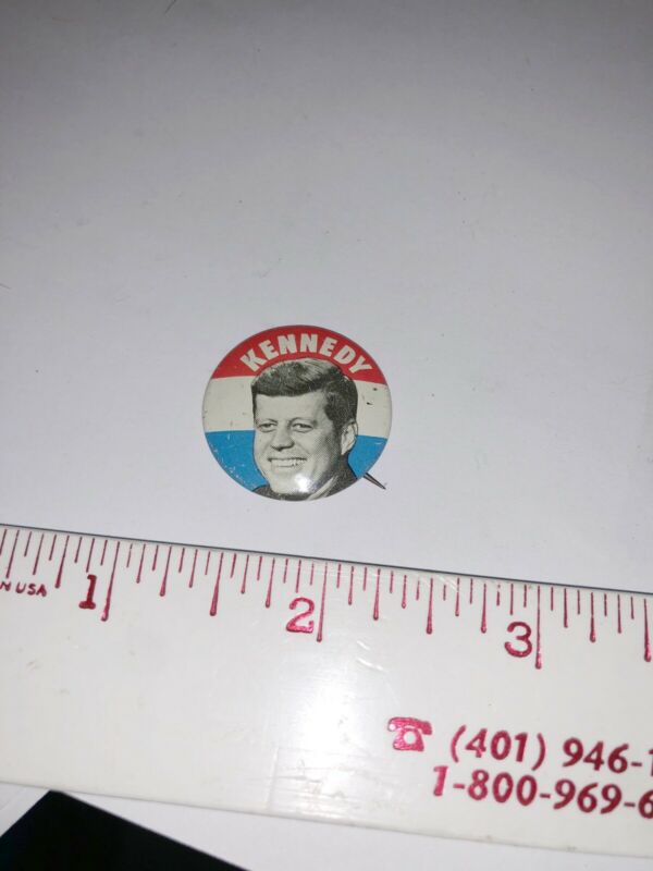 1960 JOHN F KENNEDY JFK campaign pin pinback button badge political