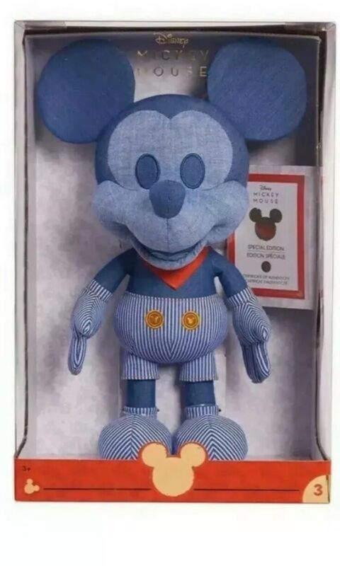mickey mouse train conductor plush