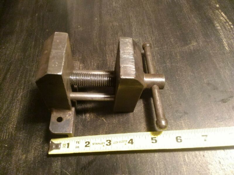Vintage 2"Bench Vise Modified with Mounting Bracket UNMARKED Antique