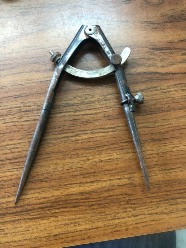 Vintage Stanley 41017 Wing Dividers And Compass Carpenters Scribe Antique Price Guide