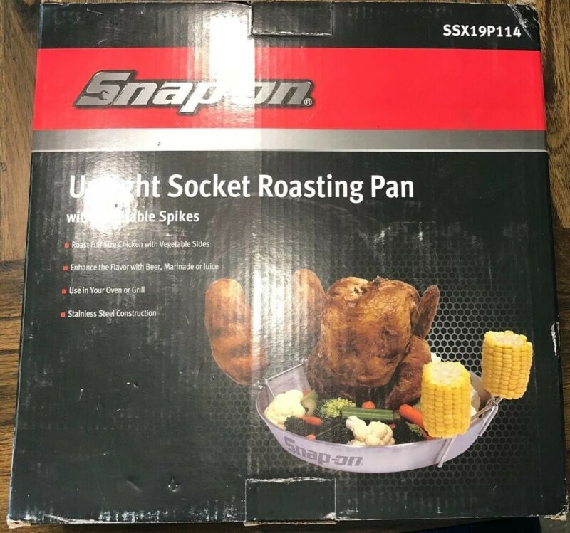 Snapon Upright Socket Roasting Pan w/ Vegetable Spikes SSX19P114