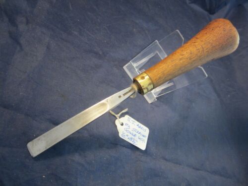 S J ADDIS 1/2" NO 3 STRAIGHT GOUGE WOOD CARVING CHISEL ANTIQUE VINTAGE ...