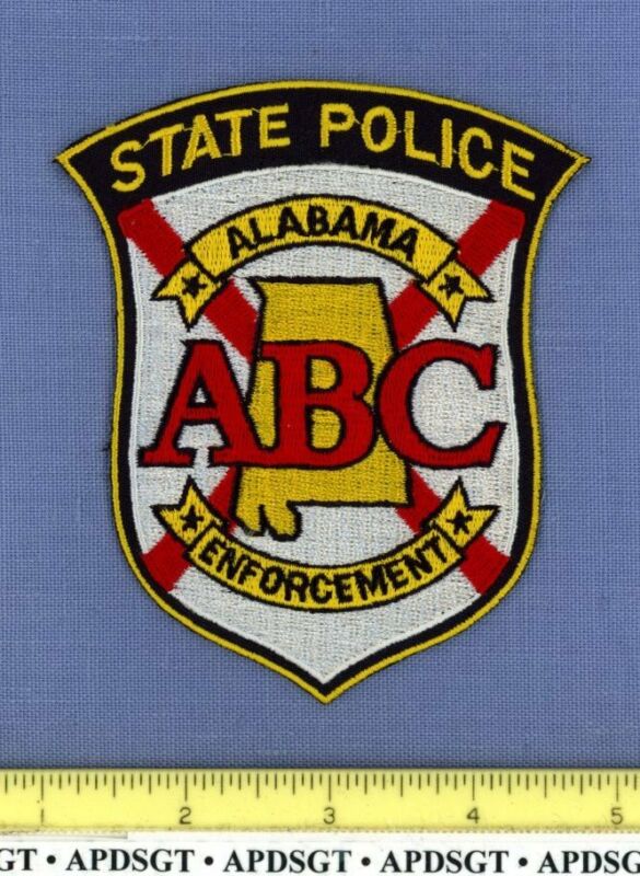 ALABAMA ABC ALCOHOLIC BEVERAGE CONTROL State Police Patch DUI DWI
