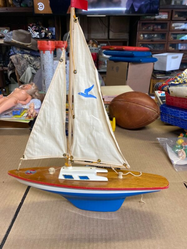 vintage toy sailboats