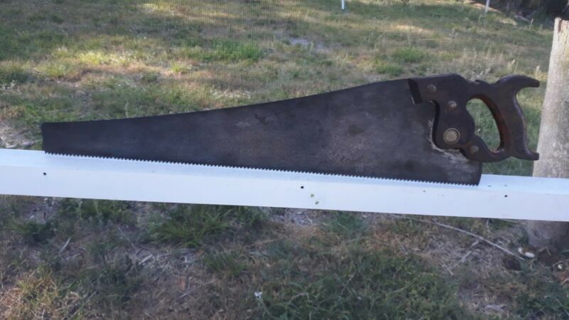 vintage e c atkins rip hand saw around 5 tpi -- Antique Price Guide ...