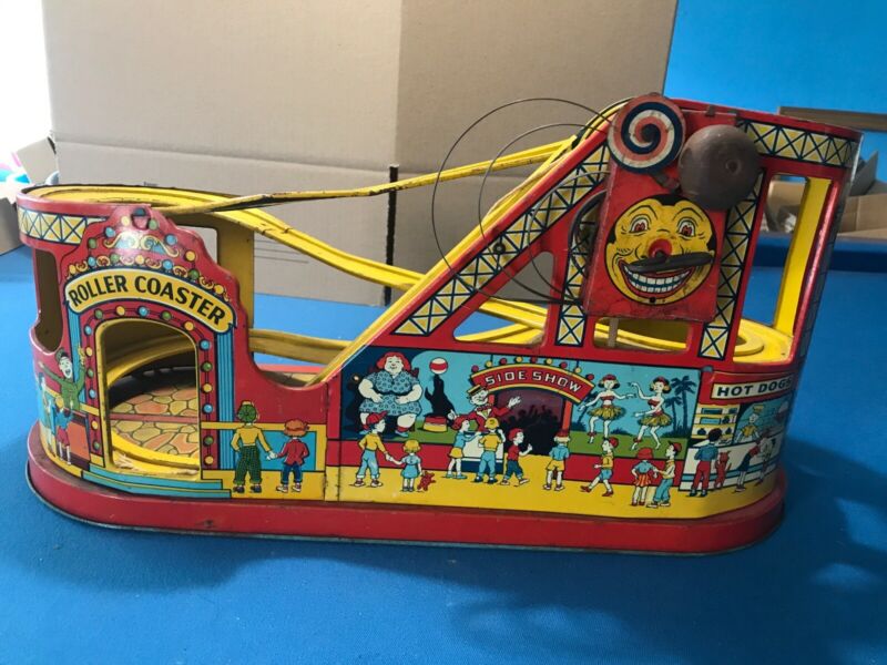 small roller coaster toy