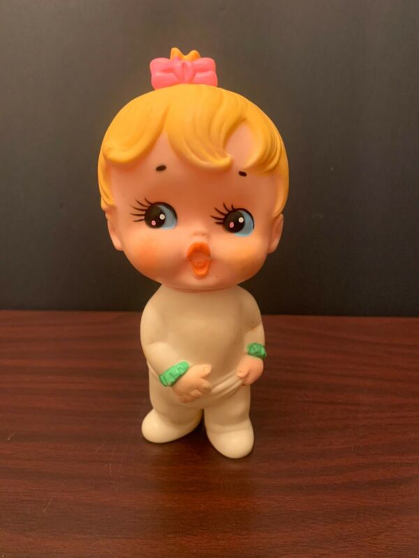 Vintage Ninohira Rubber Squeak Toy Bare Bottom Baby Girl ca. 1960 ...