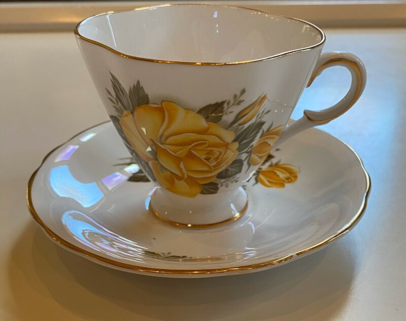 NEW!! Vintage Cup Saucer Tea Set Bone China Royal Windsor England