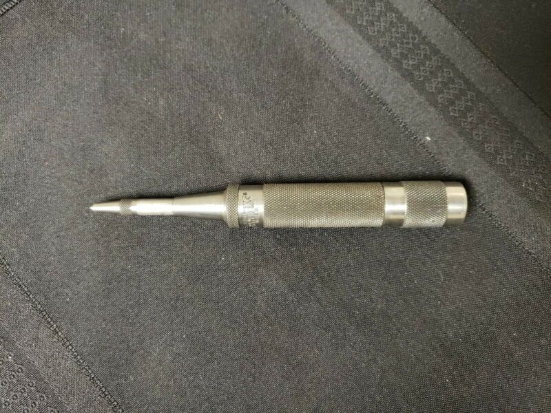 L.S. Starrett 18 B Heavy Duty Center Punch Machinist Tool Antique