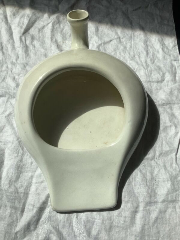 Antique Vintage Porcelain Ceramic Bed Pan Chamber Pot Urinal Very Good