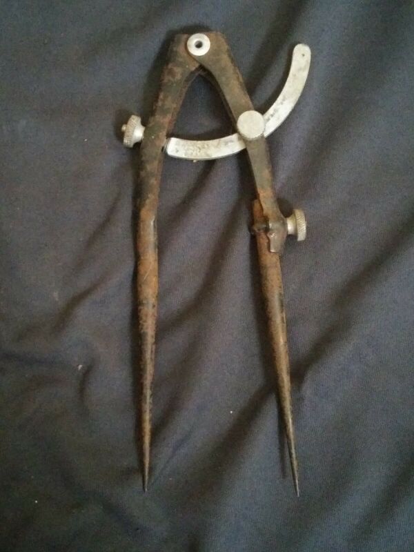 Vintage Stanley 41017 Wing Dividers And Compass Carpenters Scribe Antique Price Guide