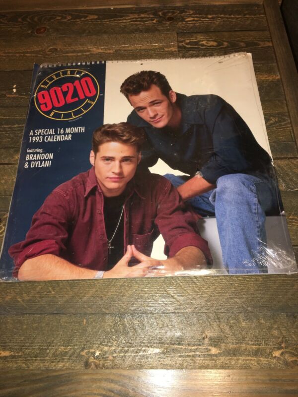 Rare Vintage BEVERLY HILLS 90210 CALENDAR Brandon Dylan 1993 Luke Perry