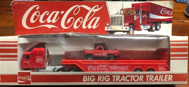 HARTOY Coca-Cola 1/64 Scale Big Rig Tractor Trailer Diecast Metal in ...