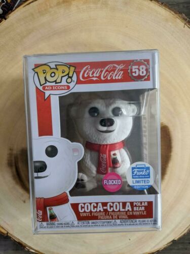 flocked coca cola bear funko pop