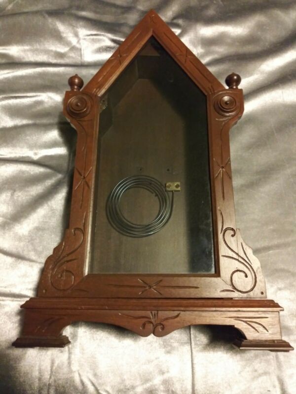 ANTIQUE MANTEL KITCHEN PARLOR CLOCK CASE PARTS REPAIR RESTORE