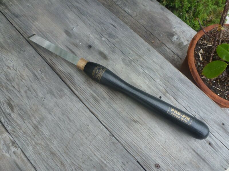 Crown Tools Skew Chisel ProPM Lathe Wood Turning 3/4" Sharp Point And
