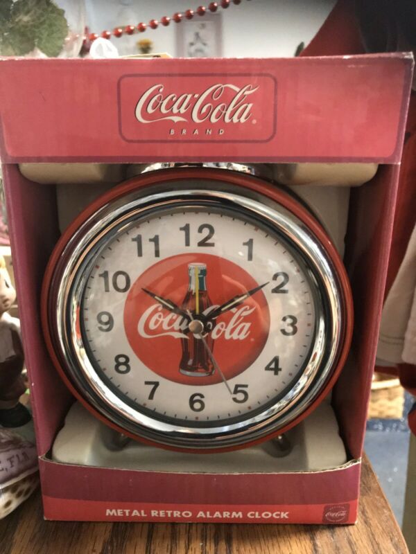 Retro Coca Cola Alarm Clock Antique Price Guide Details Page