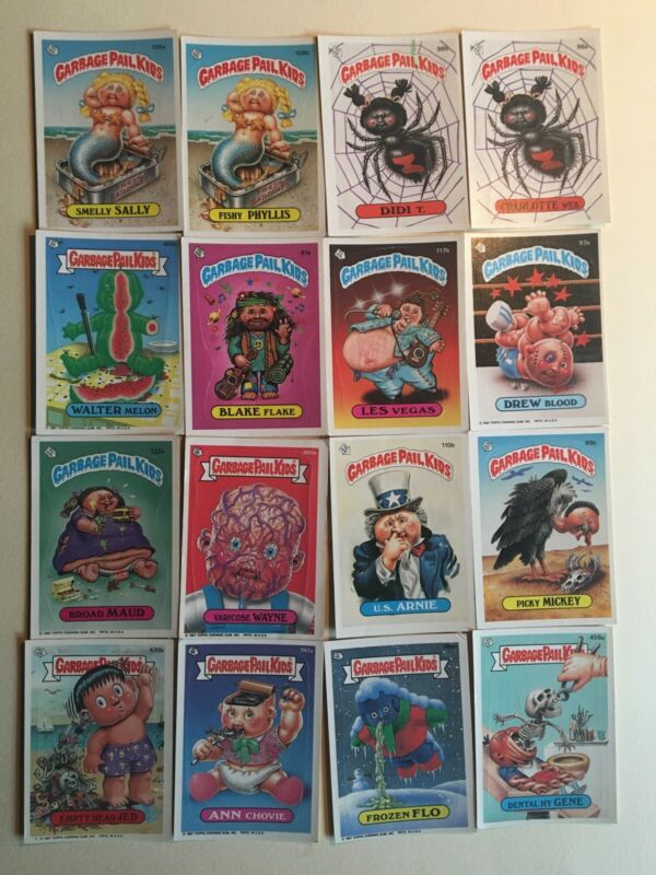 1986 Garbage Pail Kids lot 58 Cards In This Lot... See Pictures