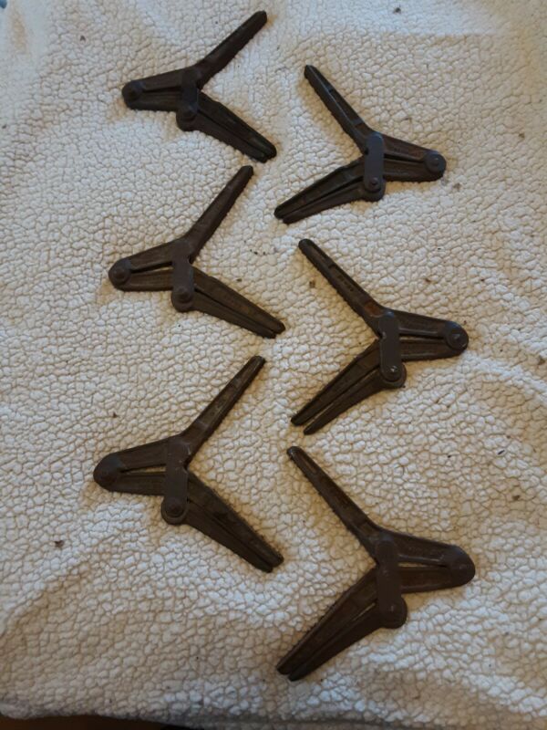 6 Vintage 62 Hartford Clamp Co. Miter / Corner Woodworking Clamps