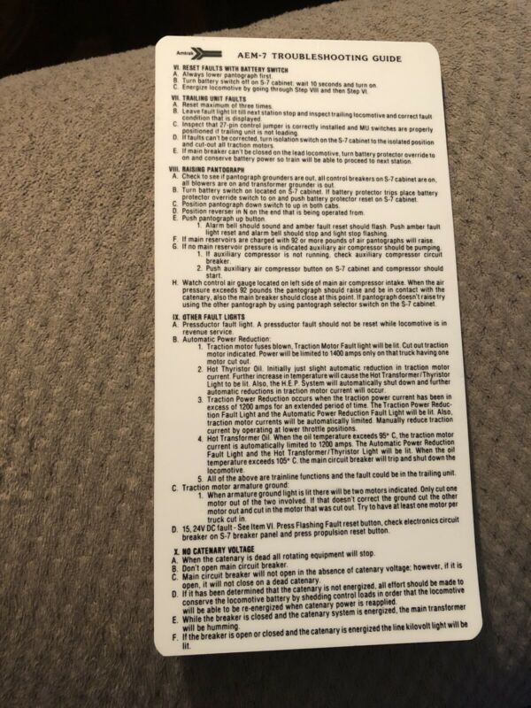 amtrak-employee-laminated-aem-7-troubleshooting-guide-antique-price