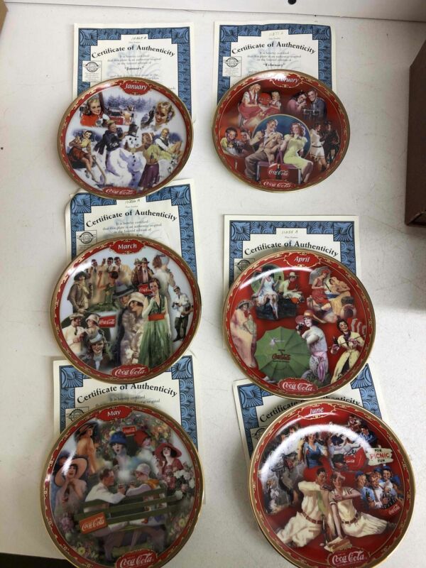 Collectible Perpetual Calendar "Coca Cola Days" plates Antique Price