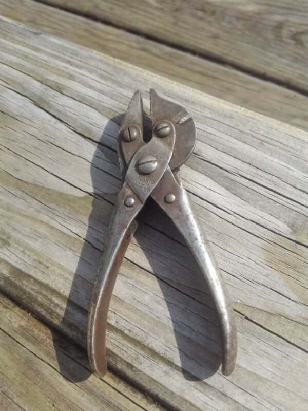Vintage Bernard Parallel Jaw Pliers w/ Side Cutter approx 5" long