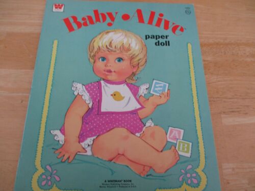 Vintage Baby Alive Paper Doll 1975 Uncut VGC -- Antique Price Guide