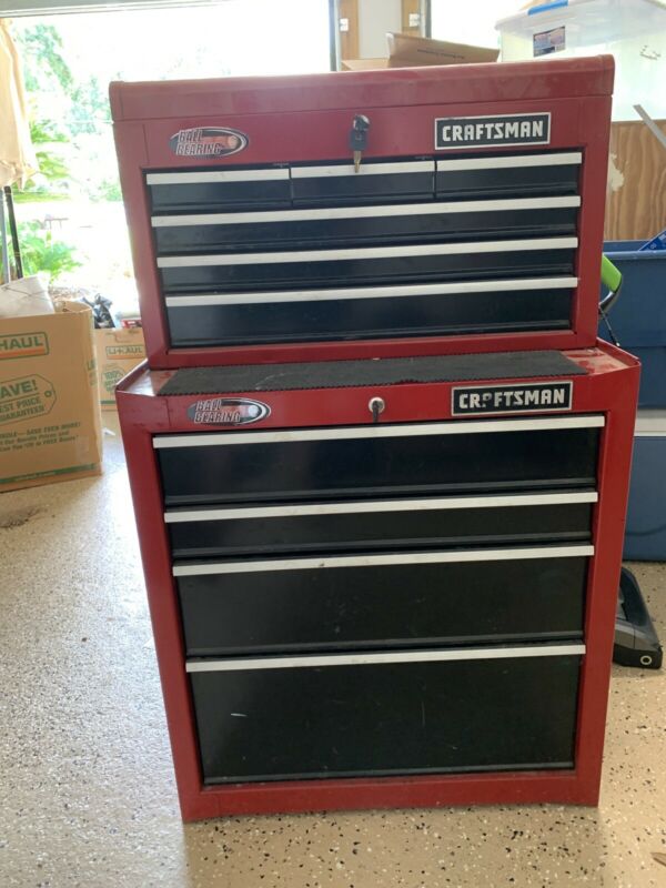 Craftsman Tool Chest Tool Box Combo With Ball Bearing Drawers ...