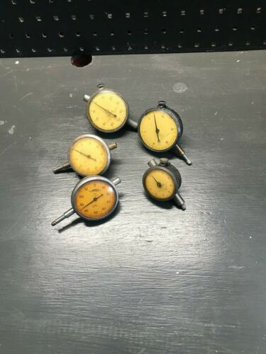 Lot of VINTAGE Machinist Tools Dial Indicator & Accessories -- Antique ...