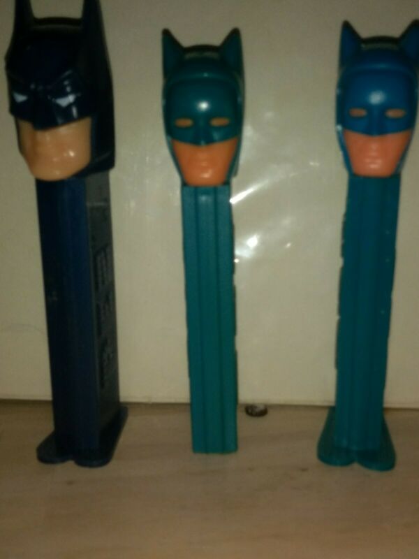 3 Vintage Batman Pez 1 No Feet Dispensers Antique Price Guide 3 Vintage Batman Pez 1 No Feet Dispensers Antique Price Guide