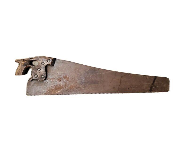 Antique Wood Handled Carpenter Hand Saw Antique Price Guide Details Page
