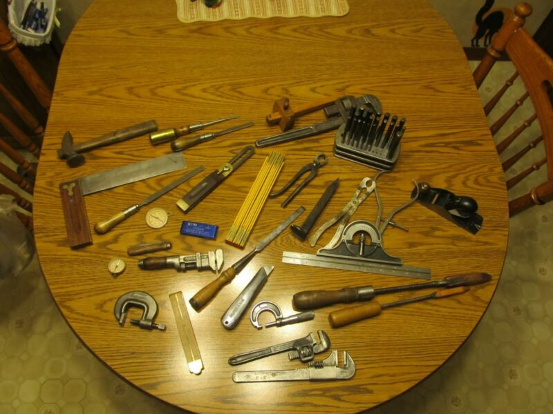 Lot Of Vintage Antique Tools Large Assortment Quality made tools