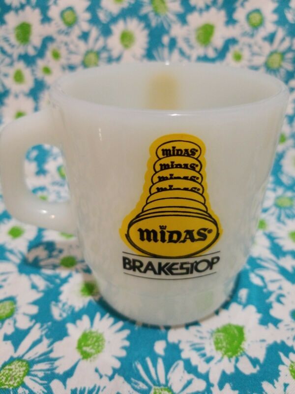 midas-brake-stop-advertising-coffee-mug-milk-glass-anchor-hocking-fire