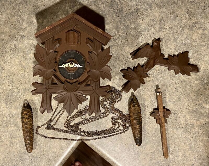 Vintage Cuckoo Clock Mfg. Co. German Cuckoo Clock Antique Price