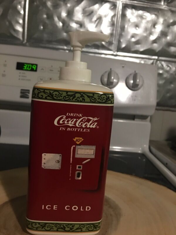 Coke Coca Cola Lotion Soap Dispenser Antique Price Guide Details Page