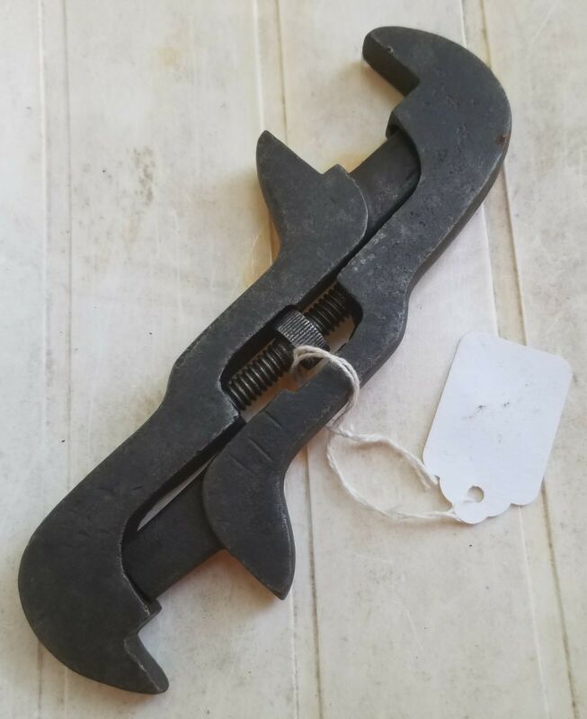 Rare Vintage E.C.Stearns Double Ended Adjustable Wrench tool antique collectible Antique