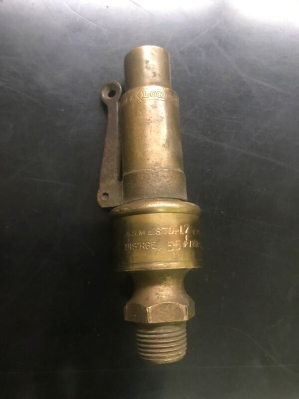 Vintage Lonergan 3 Brass Steam Vent Valve Antique Price Guide Details Page